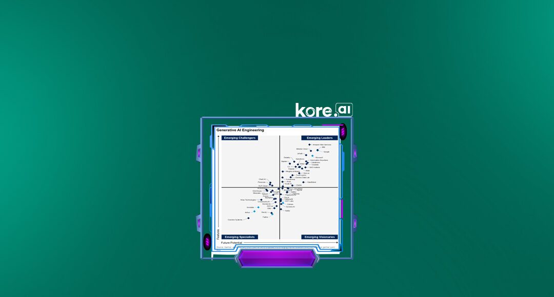 Kore.ai se posiciona como líder emergente en los EMQ de Gartner para ingeniería de IA generativa y aplicaciones GenAI